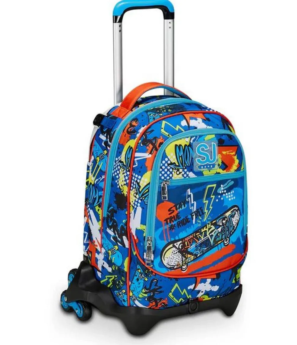 Trolley scuola SJ Jack 3 ruote Trickyled