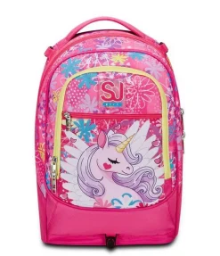 Trolley scuola SJ Jack 3 ruote Unicorn Led