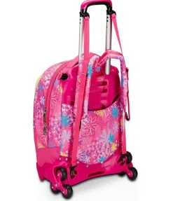 Trolley scuola SJ Jack 3 ruote Unicorn Led