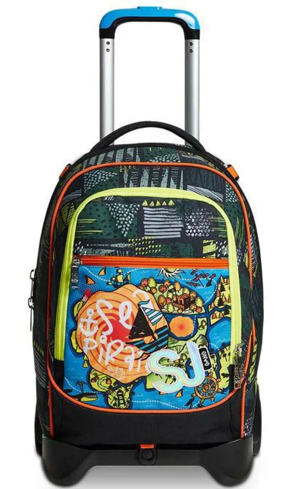 Trolley scuola SJ Jack 2WD Sea Pirate Boy