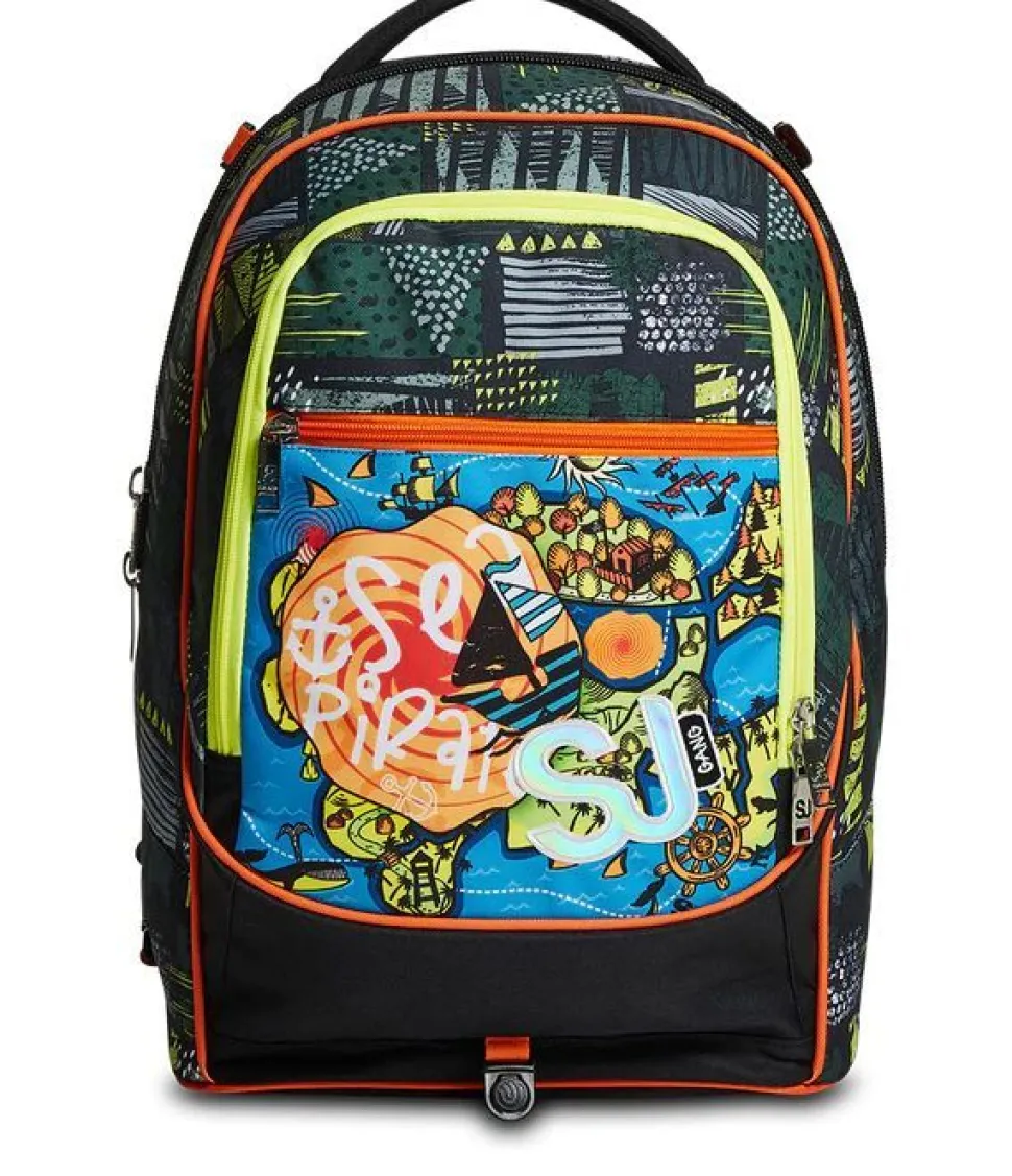 Trolley scuola SJ Jack 2WD Sea Pirate Boy