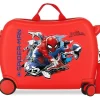 Valigia per bambini cavalcabile Marvel Spider Man Geo Rosso