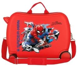 Valigia per bambini cavalcabile Marvel Spider Man Geo Rosso