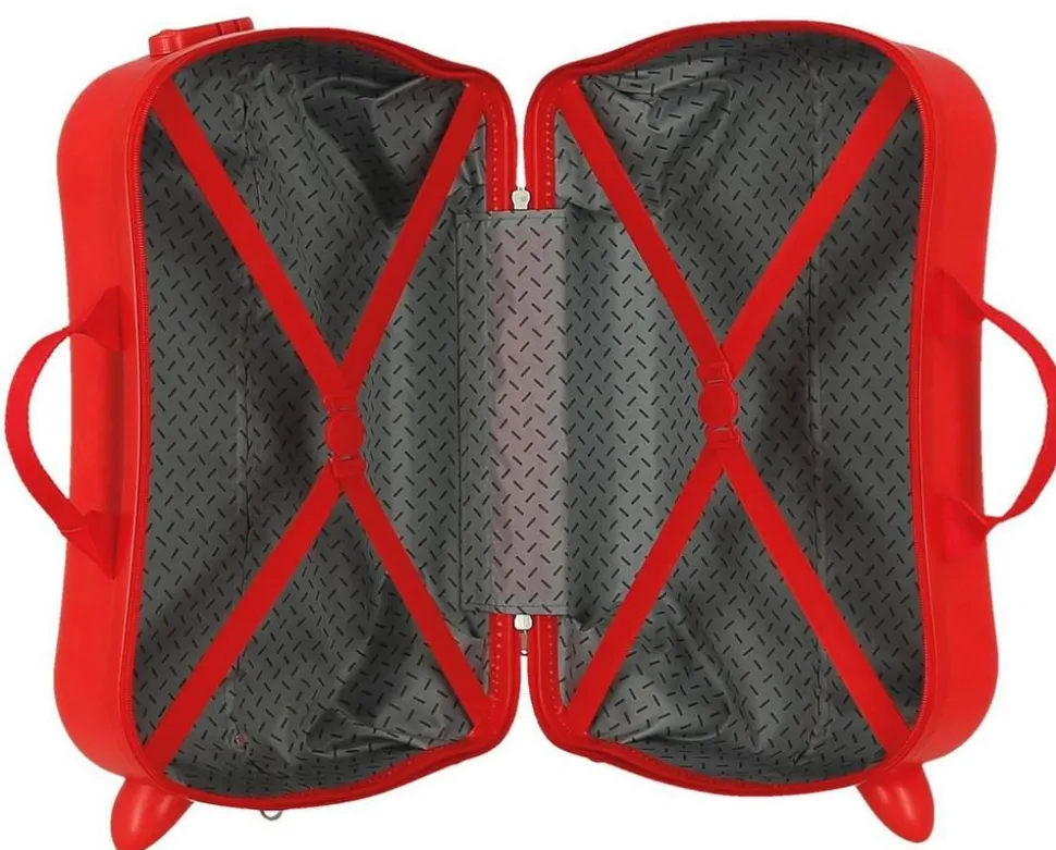 Valigia per bambini cavalcabile Marvel Spider Man Geo Rosso