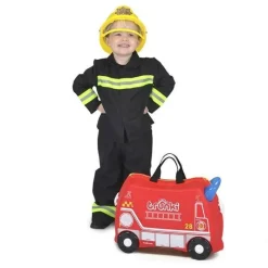 Valigia per bambini cavalcabile Trunki Frank Fire Truck