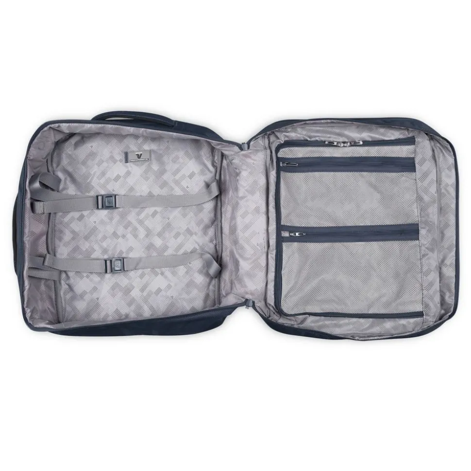 Zaino cabina Easyjet 45x36x18 Roncato Ironik 2.0 5326 Blu Notte