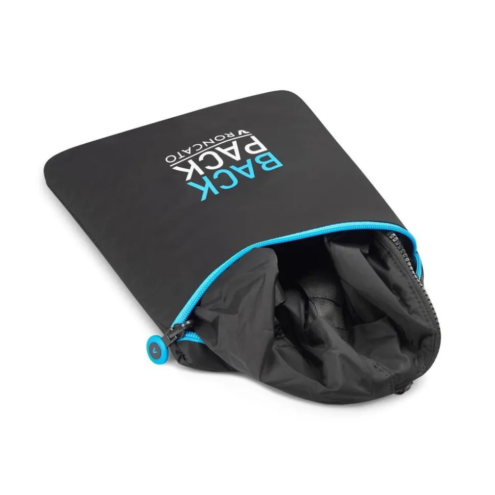 Zaino cabina pieghevole Ryanair 40x20x25 Roncato Compact Neon 2010 Nero