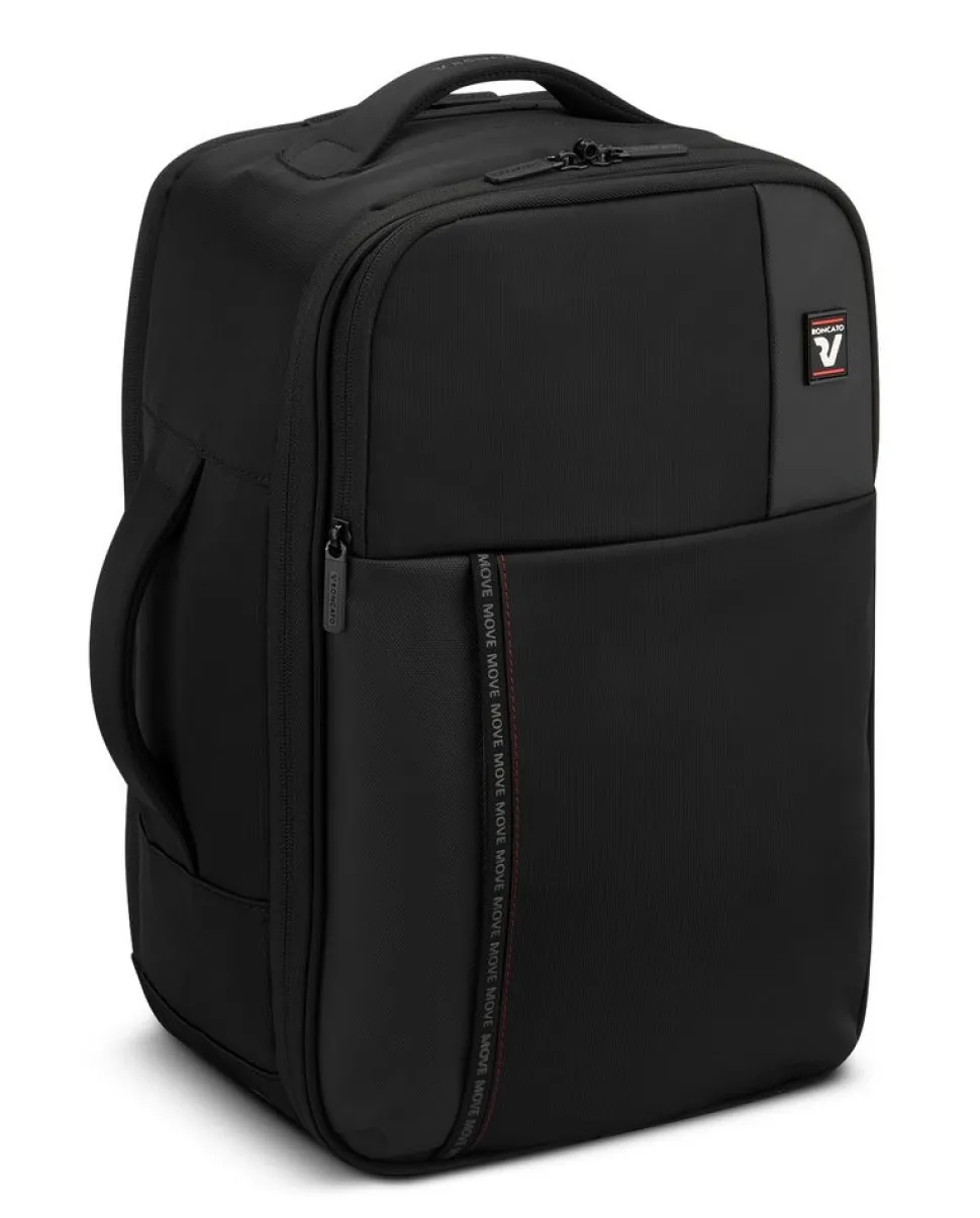 Zaino cabina Ryanair 40x20x25 Roncato Move 5354 Nero Fumo