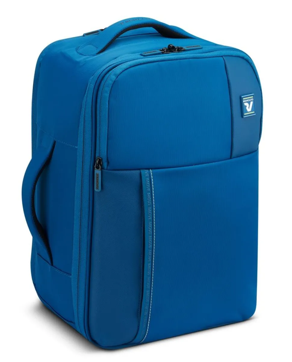 Zaino cabina Ryanair 40x20x25 Roncato Move 5354 Blu Laguna