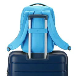Zaino cabina Ryanair 40x20x25 Roncato Ironik 2.0 5336 Sky Blu
