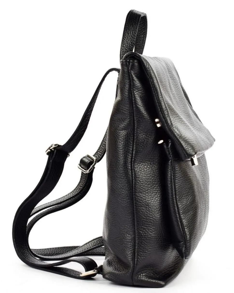 Zaino donna in pelle BP32 Nero