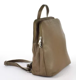 Zaino donna in pelle 20053 Taupe