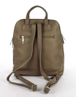 Zaino donna in pelle 20053 Taupe