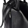 Zaino e monospalla donna in pelle 20055 Nero