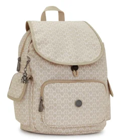 Zaino Kipling City Pack S Signature Beige