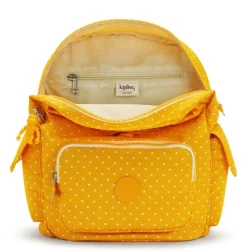 Zaino Kipling City Pack S Soft Dot Yellow