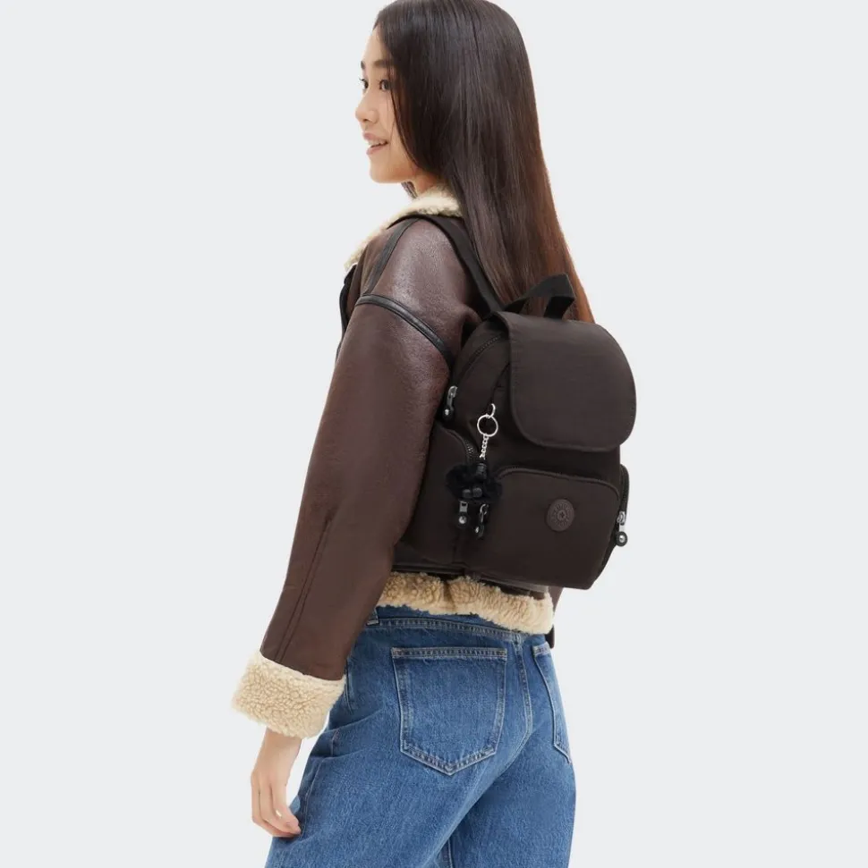 Zaino Kipling City Zip Mini Nostalgic Brown