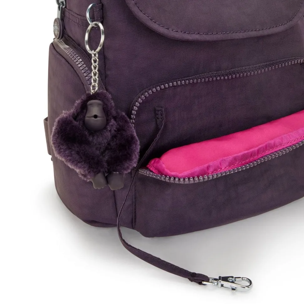 Zaino Kipling City Zip Mini Ultimate Plum