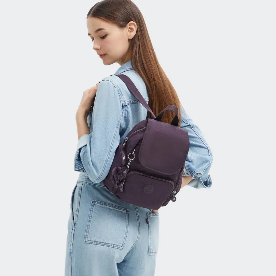Zaino Kipling City Zip Mini Ultimate Plum