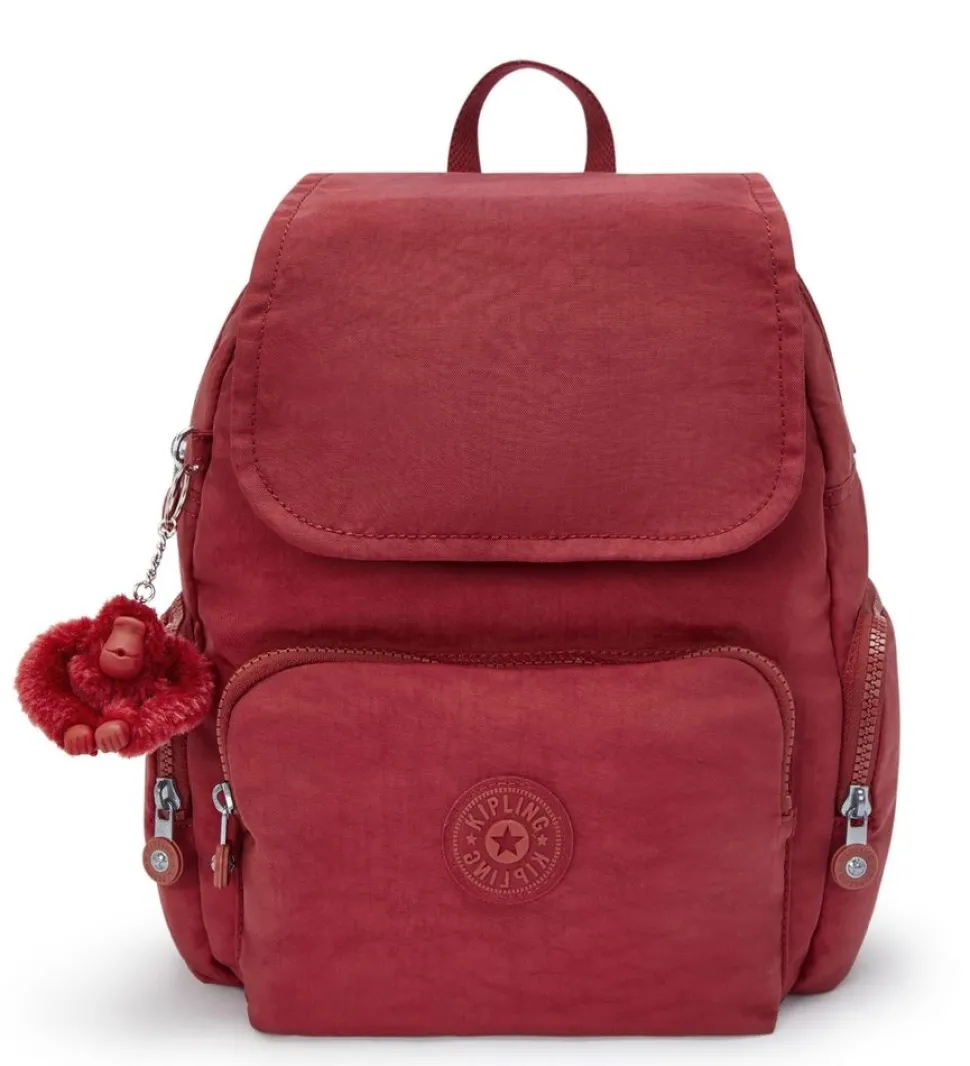 Zaino Kipling City Zip S Funky Red