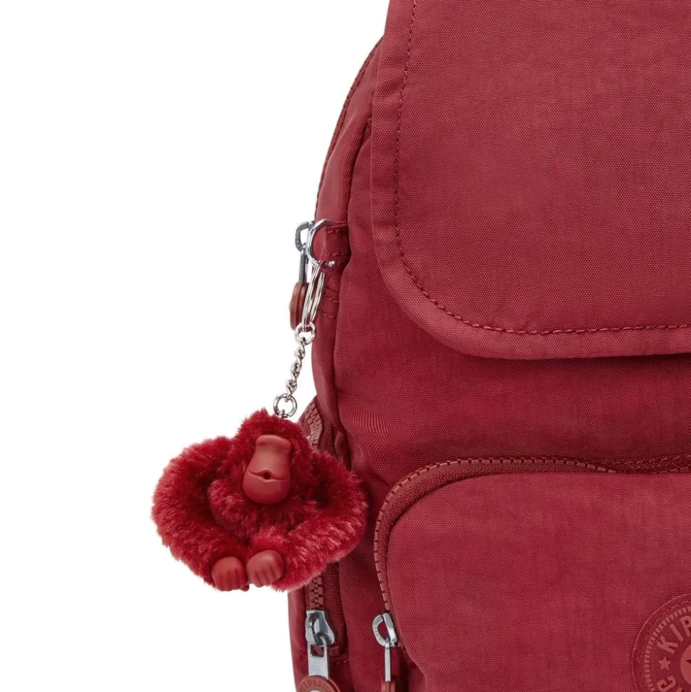 Zaino Kipling City Zip S Funky Red