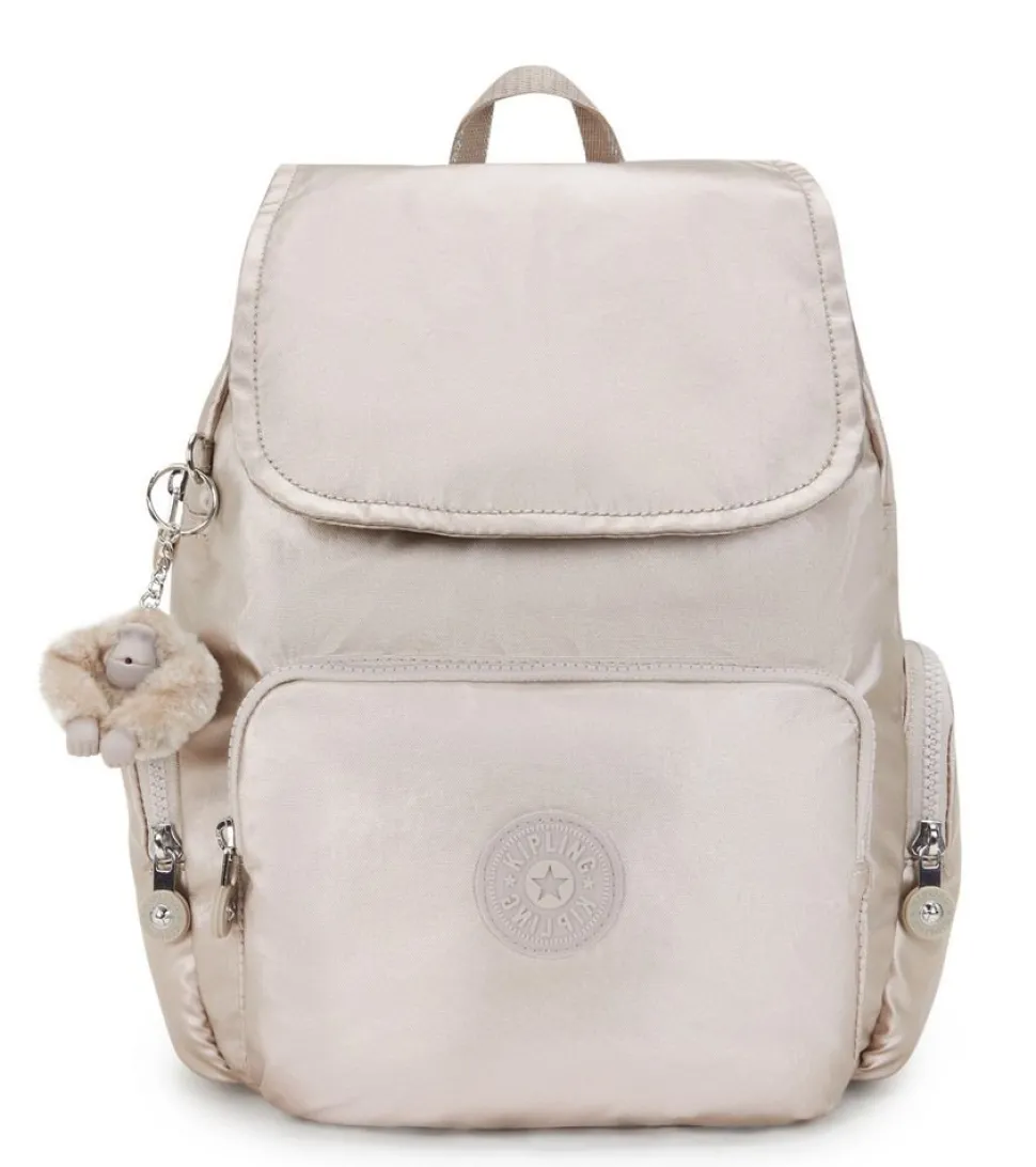 Zaino Kipling City Zip S Metallic Glow