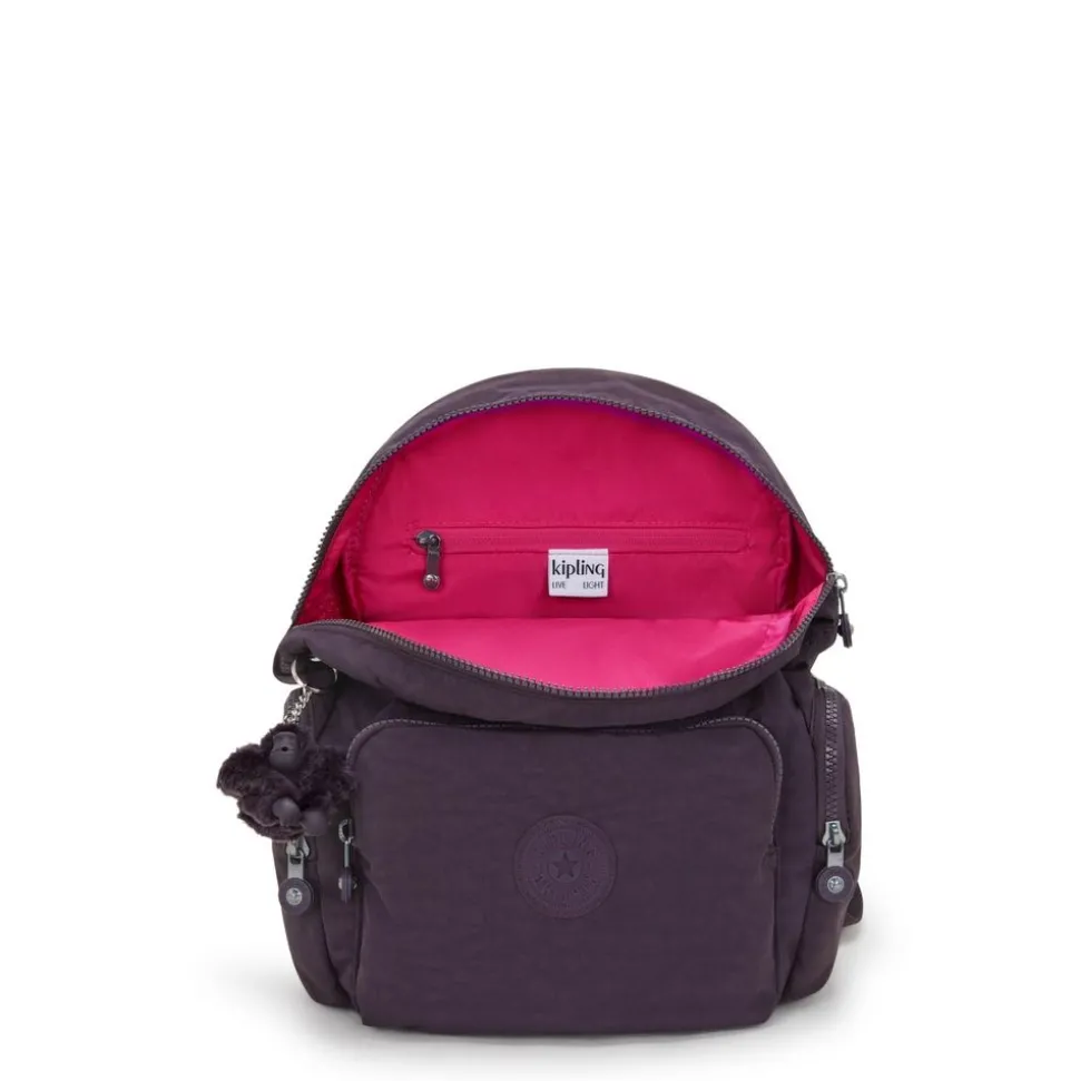 Zaino Kipling City Zip S Ultimate Plum