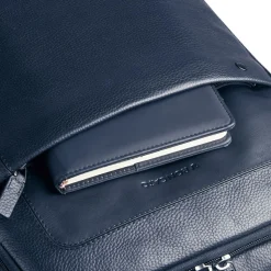 Zaino lavoro in pelle Roncato Alaska 2427 Navy