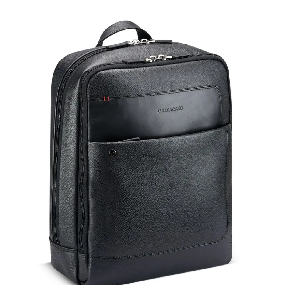Zaino lavoro in pelle Roncato Alaska 2426 Nero