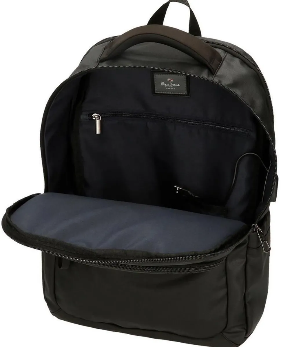 Zaino lavoro 15,6" Pepe Jeans Dortmund Nero