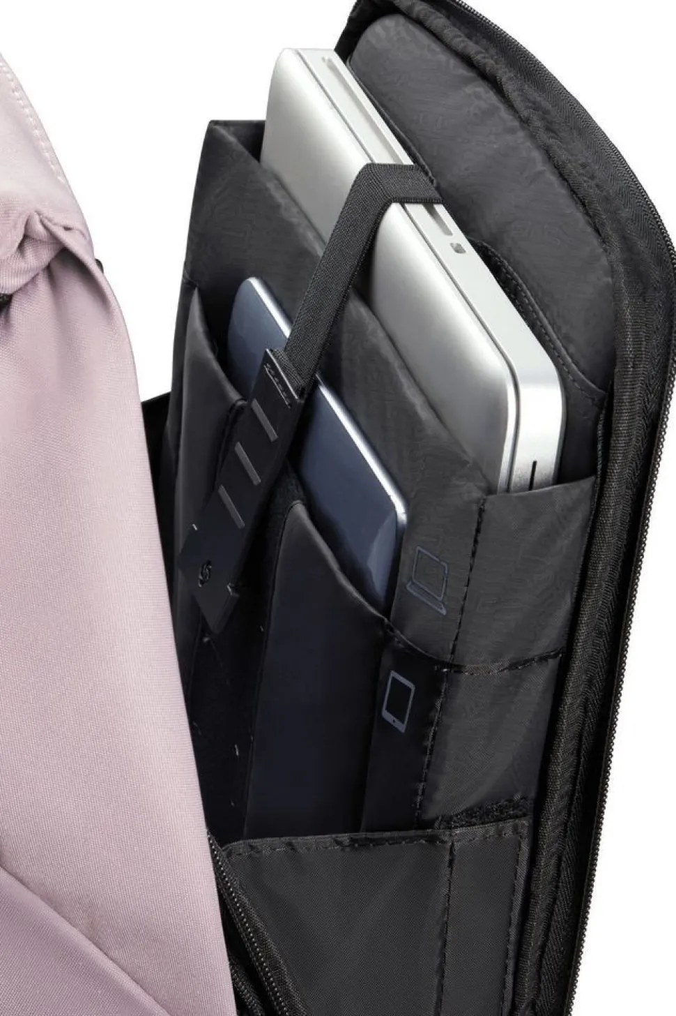 Zaino lavoro 15,6" Samsonite Securipak 2.0 Lilac