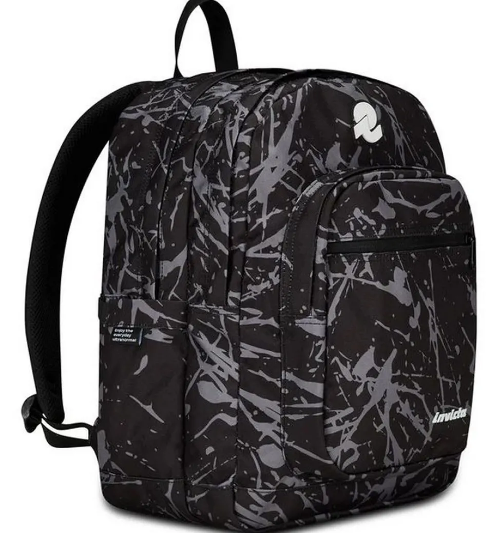 Zaino scuola Invicta Jelek Fantasy Black Dripping