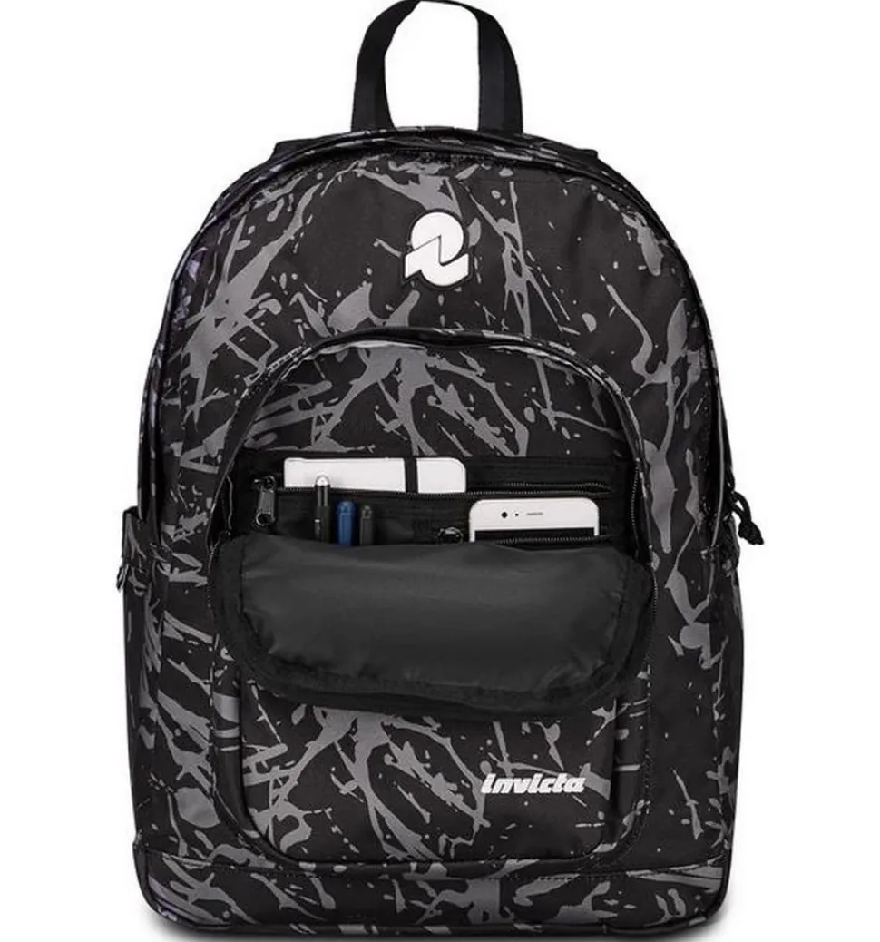 Zaino scuola Invicta Jelek Fantasy Black Dripping