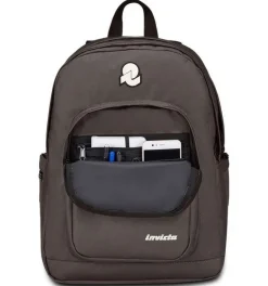 Zaino scuola Invicta Jelek Plain Grigio