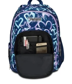 Zaino scuola Seven Advanced Detach Crystal Purple