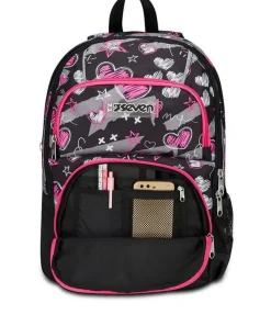Zaino scuola Seven Advanced Pockets Draft Heart