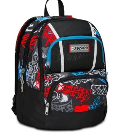 Zaino scuola Seven Advanced Pockets Half Street