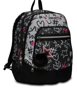 Zaino scuola Seven Advanced Zipper Glamy