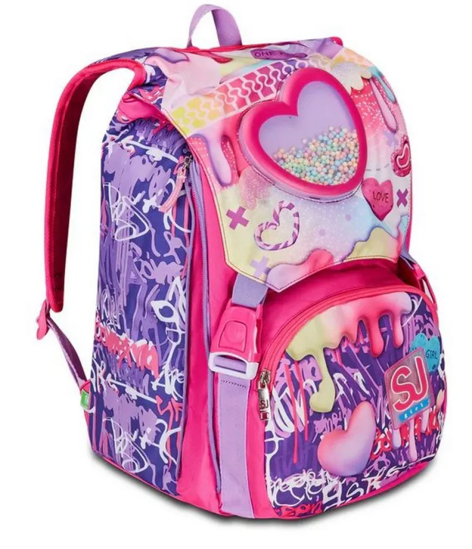 Zaino scuola SJ estensibile Big Sphere Full Girl