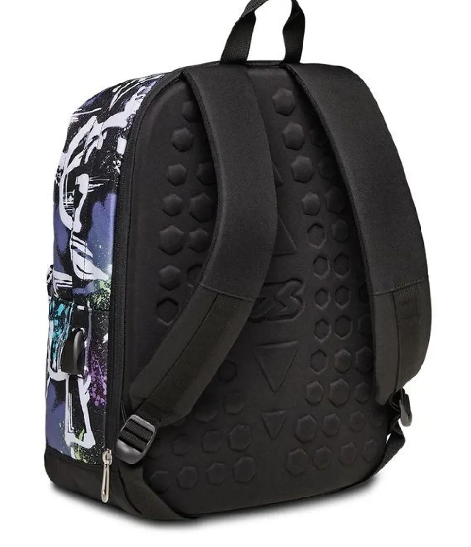 Zaino Seven The Double Pro Pockets estensibile Violet