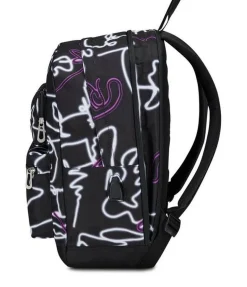 Zaino Seven The Double Pro Pockets estensibile Jet Black