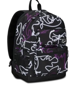Zaino Seven The Double Pro Pockets estensibile Jet Black