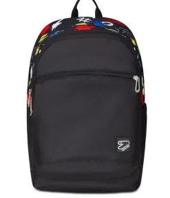 Zaino Seven The Double Pro XXL Detach Reversibile Graffiti Load Jet Black